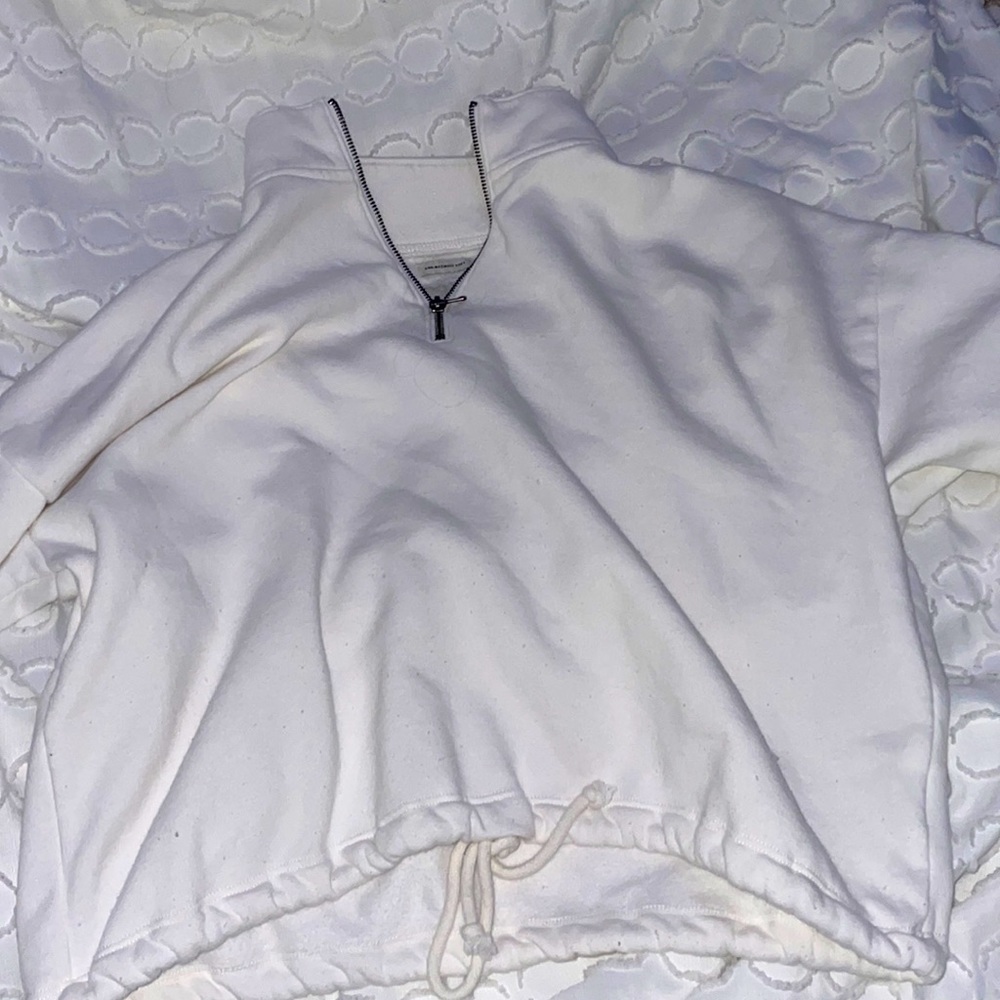 american eagle half zip sweater